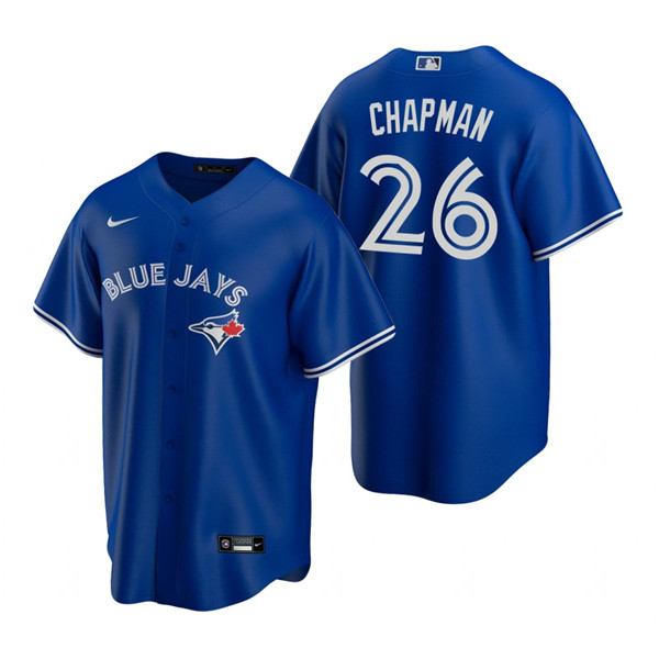 Personalized Men’s Toronto Blue Jays #26 Matt Chapman Royal Cool Base Stitched Jersey