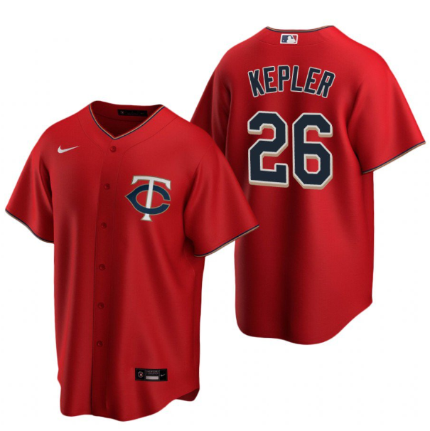 Personalized Men’s Minnesota Twins #26 Max Kepler Red Cool Base Stitched Jersey