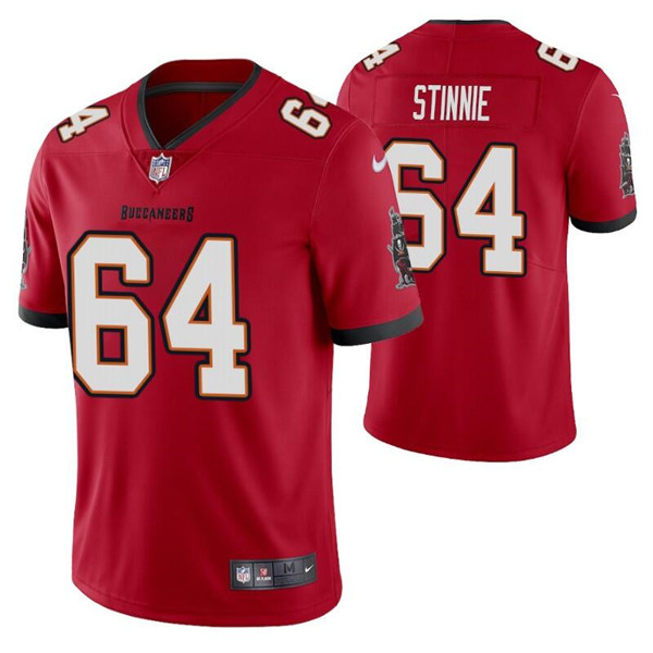 Personalized Men’s Tampa Bay Buccaneers #64 Aaron Stinnie Red Untouchable Limited Stitched Jersey