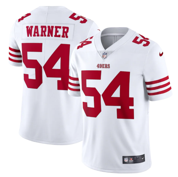 Personalized Men’s San Francisco 49ers #54 Fred Warner 2022 New White Untouchable Stitched Jersey