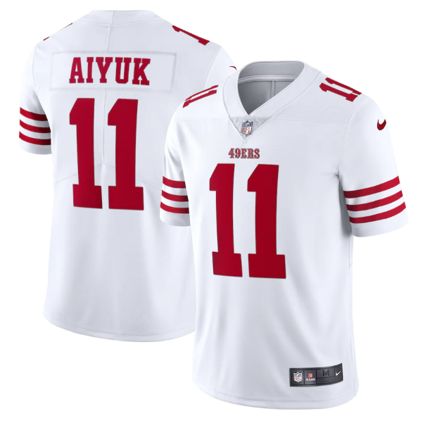 Personalized Men’s San Francisco 49ers #11 Brandon Aiyuk 2022 New White Untouchable Stitched Jersey