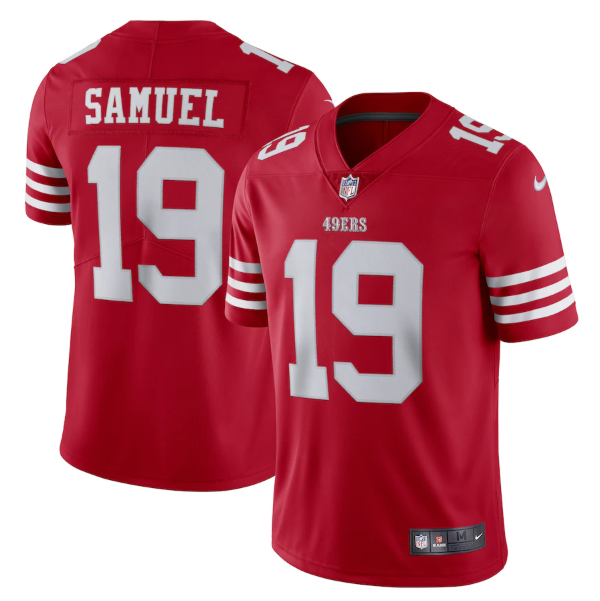 Personalized Men’s San Francisco 49ers #19 Deebo Samuel 2022 New Scarlet Untouchable Stitched Football Jersey