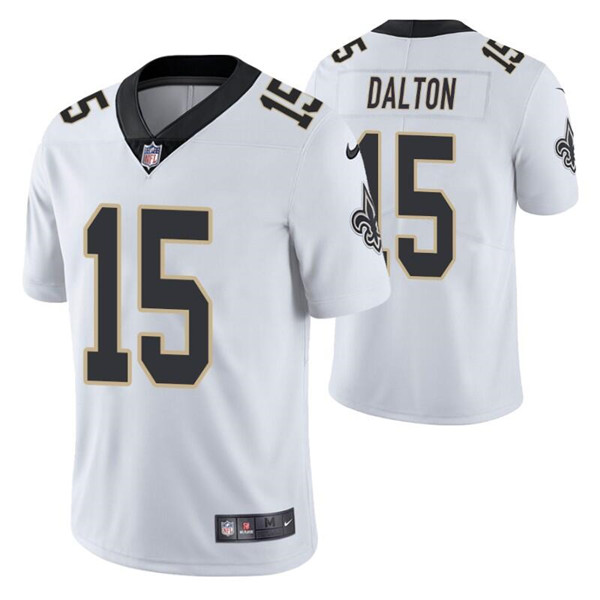 Personalized Men’s New Orleans Saints #15 Rex Burkhead White Limited Stitched Jersey
