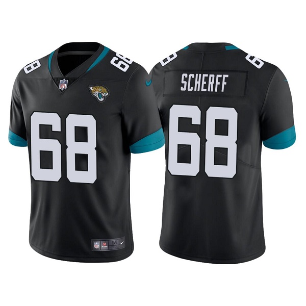 Personalized Men’s Jacksonville Jaguars #68 Brandon Scherff Black Untouchable Limited Stitched Jersey