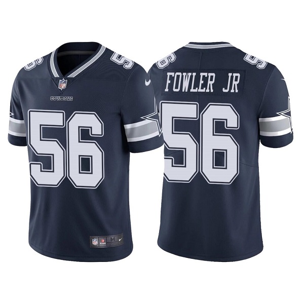 Personalized Men’s Dallas Cowboys #56 Dante Fowler Jr. Navy Limited Stitched Jersey