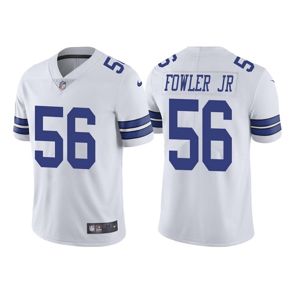 Personalized Men’s Dallas Cowboys #56 Dante Fowler Jr. White Limited Stitched Jersey