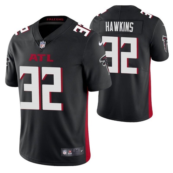 Personalized Men’s Atlanta Falcons #32 Jaylinn Hawkins Black Untouchable Limited Stitched Jersey