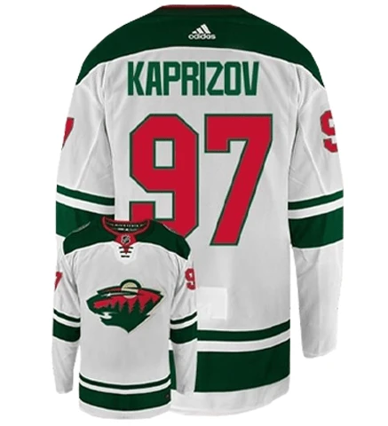 Personalized Men’s Minnesota Wild #97 Kirill Kaprizov White Stitched Jersey