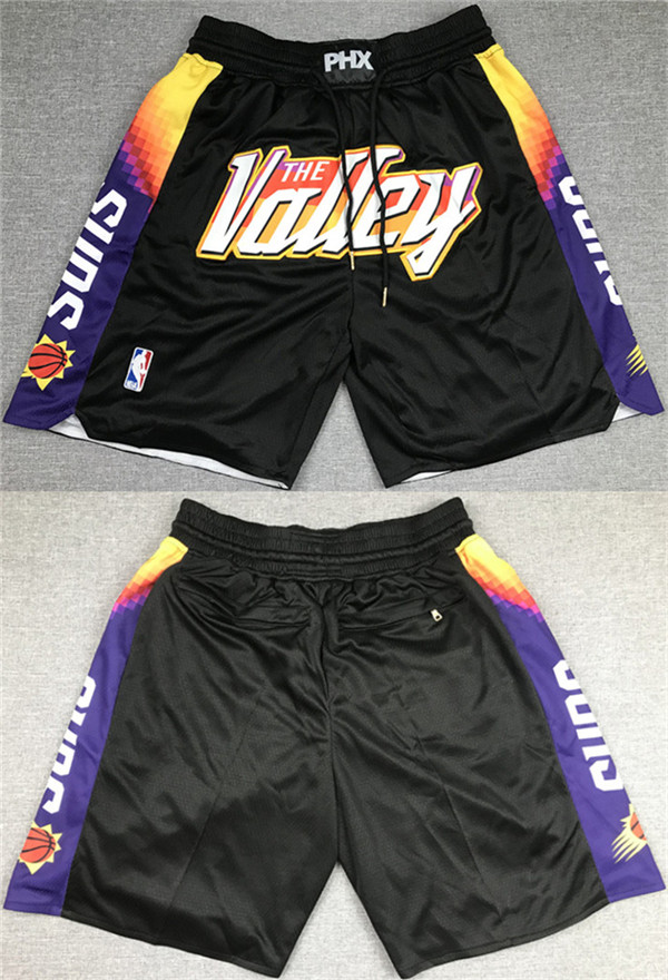 Personalized Men’s Phoenix Suns Black Shorts (Run Small)