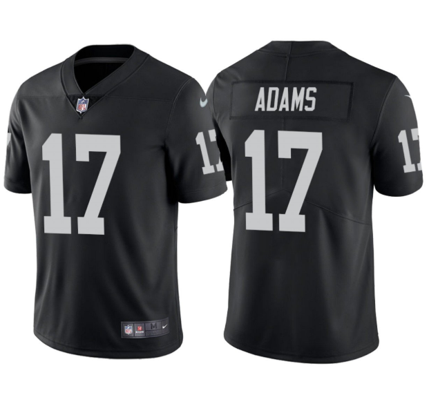 Personalized Youth Las Vegas Raiders #17 Davante Adams Black Untouchable Limited Stitched NFL Jersey