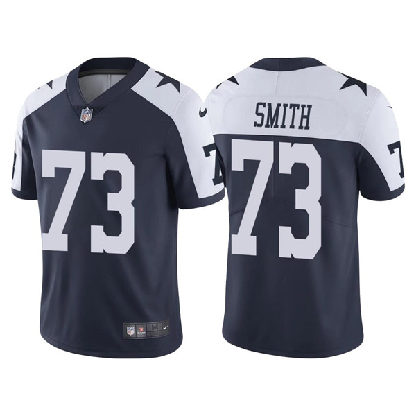 Personalized Men’s Dallas Cowboys #73 Tyler Smith Navy Thanksgiving Limited Stitched Jersey
