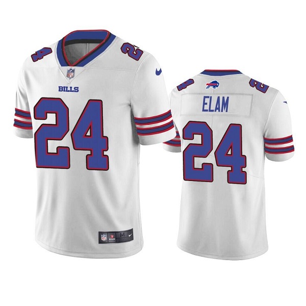 Personalized Men’s Buffalo Bills #24 Kaiir Elam White Untouchable Limited Stitched Jersey