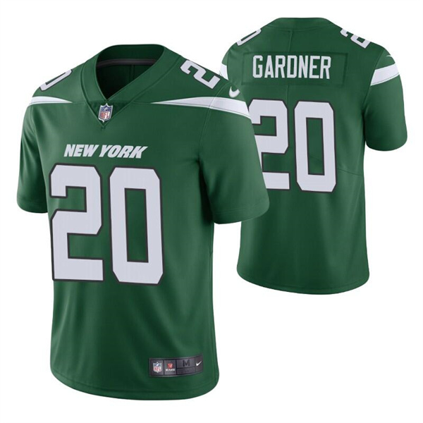 Personalized Men’s New York Jets #20 Ahmad Gardner 2022 Green Untouchable Limited Stitched Jersey