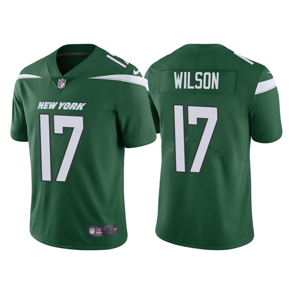Personalized Men’s New York Jets #17 Garrett Wilson 2022 Green Untouchable Limited Stitched Jersey