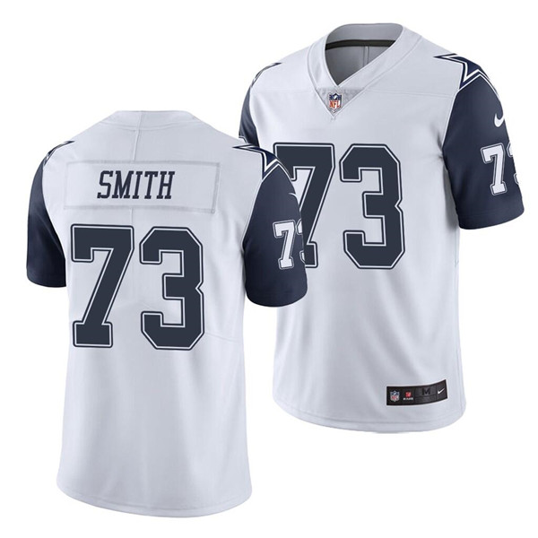 Personalized Men’s Dallas Cowboys #73 Tyler Smith White Color Rush Limited Stitched Jersey