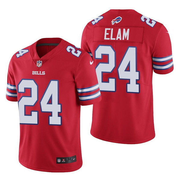 Personalized Men’s Buffalo Bills #24 Kaiir Elam Red Untouchable Limited Stitched Jersey