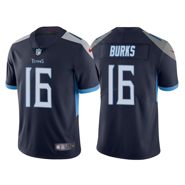 Personalized Men’s Tennessee Titans #16 Treylon Burks Navy Untouchable Stitched Jersey