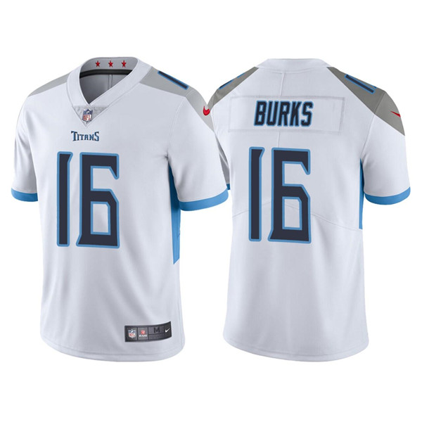 Personalized Men’s Tennessee Titans #16 Treylon Burks White Untouchable Stitched Jersey