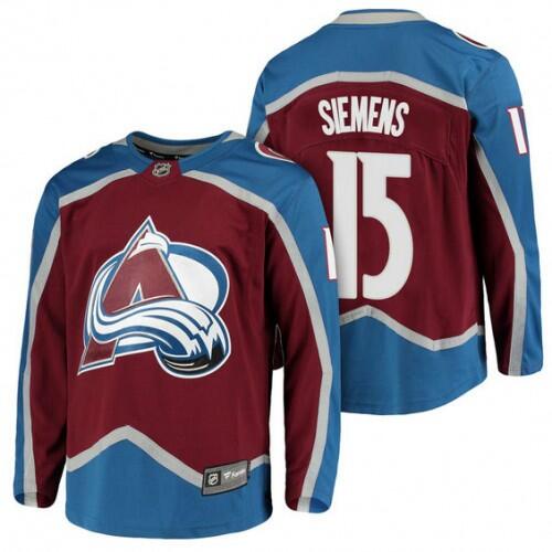 Personalized Men’s Colorado Avalanche #15 Duncan Siemens Red Stitched Jersey