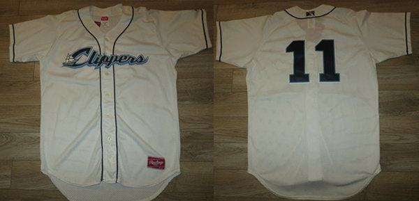 Personalized Men’s Columbus Clippers #11 Minor League White Stitched Baseball Jersey