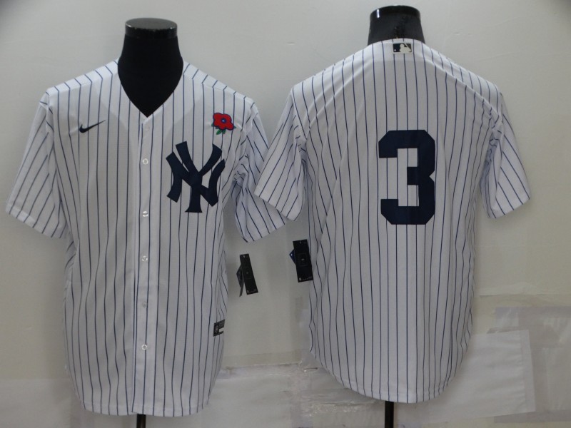 Personalized Men’s New York Yankees #3 Babe Ruth White Cool Base Stitched Baseball Jersey