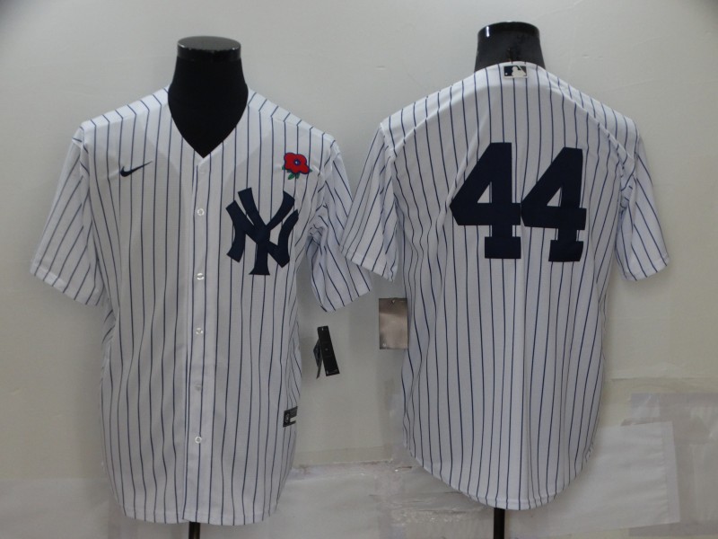 Personalized Men’s New York Yankees #44 Reggie Jackson White Cool Base Stitched Baseball Jerseys
