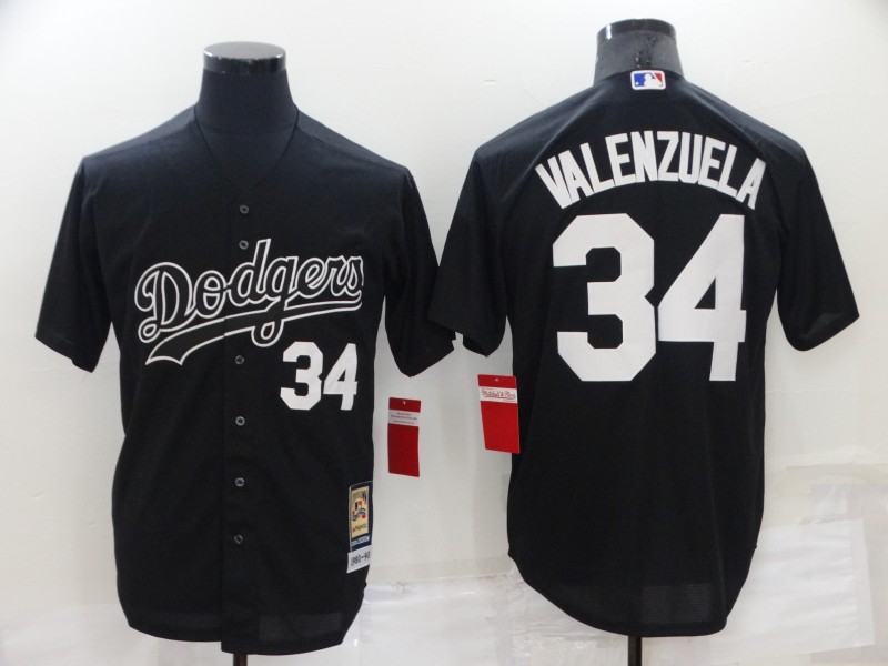 Personalized Men’s Los Angeles Dodgers #34 Toro Valenzuela Black Cool Base Stitched Baseball Jersey