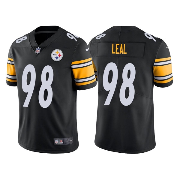 Personalized Men’s Pittsburgh Steelers #98 DeMarvin Leal Black Untouchable Limited Stitched Jersey
