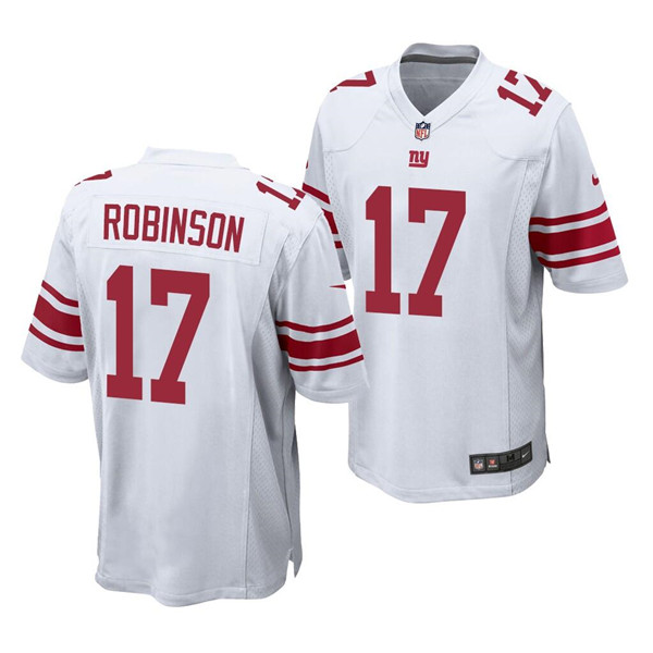 Personalized Men’s New York Giants #17 Wan’Dale Robinson White Limited Stitched Jersey