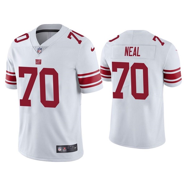 Personalized Men’s New York Giants #70 Evan Neal White Untouchable Limited Stitched NFL Jersey