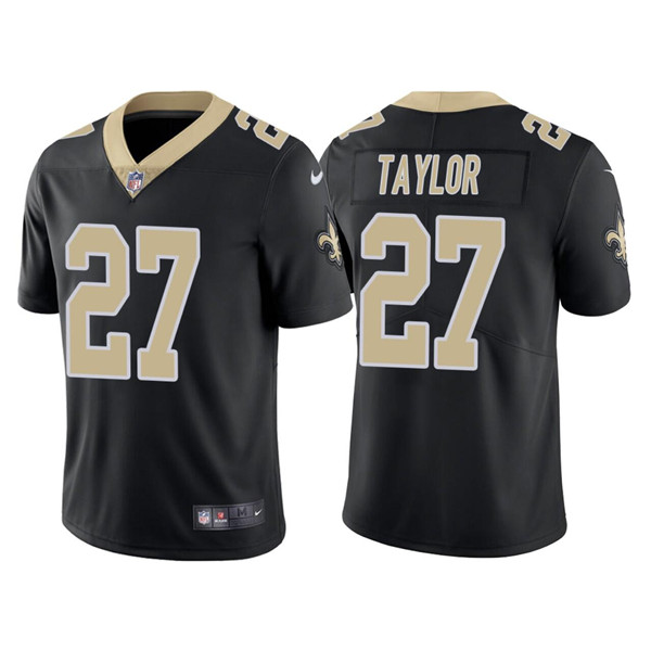 Personalized Men’s New Orleans Saints #27 Alontae Taylor Black Limited Stitched Jersey