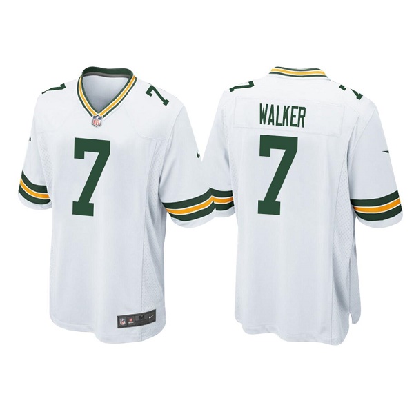 Personalized Men’s Green Bay Packers #7 Quay Walker White Stitched Football Jersey