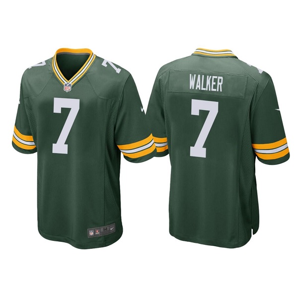 Personalized Men’s Green Bay Packers #7 Quay Walker Green Stitched Football JerseyS