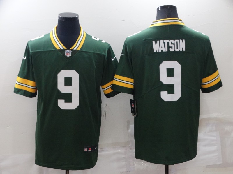Personalized Men’s Green Bay Packers #9 Christian Watson Green Untouchable Limited Stitched Football Jersey