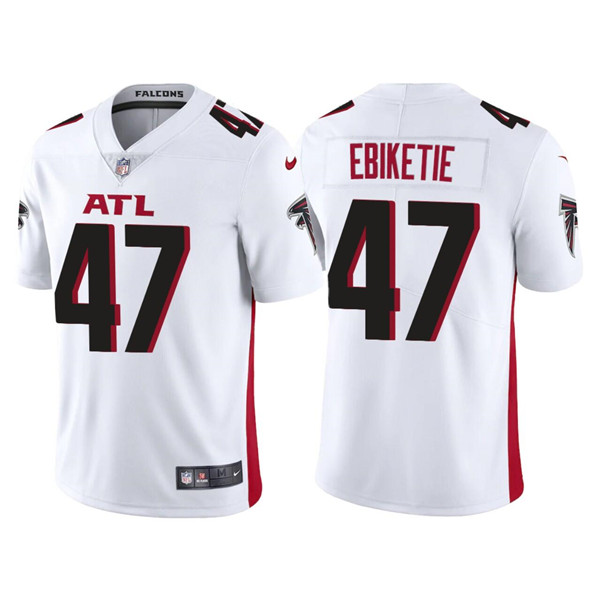 Personalized Men’s Atlanta Falcons #47 Arnold Ebiketie White Untouchable Limited Stitched Jersey