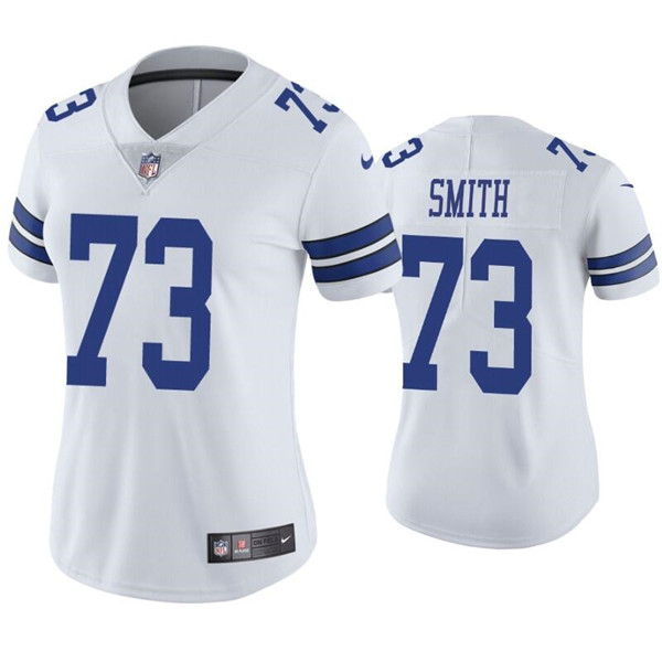 Personalized Women’s Dallas Cowboys #73 Tyler Smith White Untouchable Limited Stitched Jersey(Run Small)