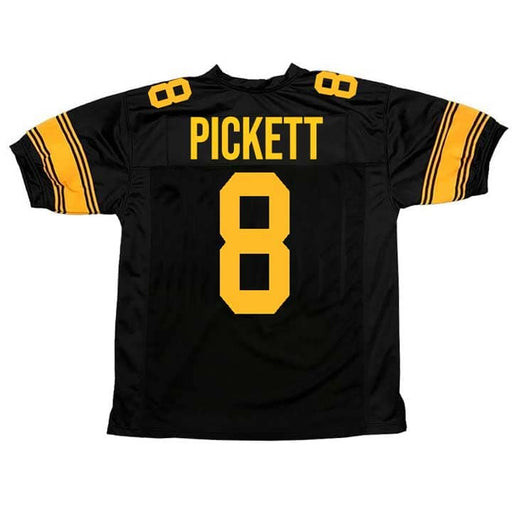 Personalized Men’s Pittsburgh Steelers #8 Kenny Pickett Black Rush Jersey