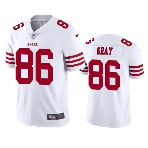 Personalized Men’s San Francisco 49ers #86 Danny Gray 2022 White Untouchable Stitched Football Jersey