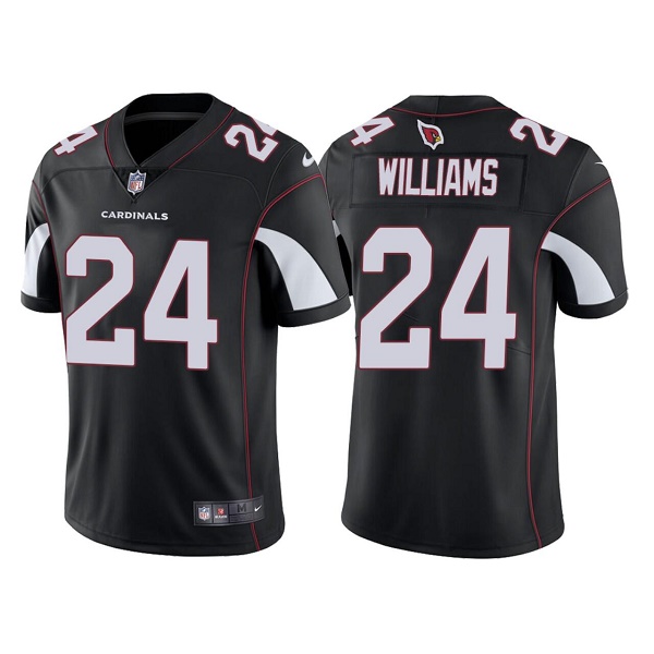 Personalized Men’s Arizona Cardinals #24 Darrel Williams Black Untouchable Limited Stitched Jersey