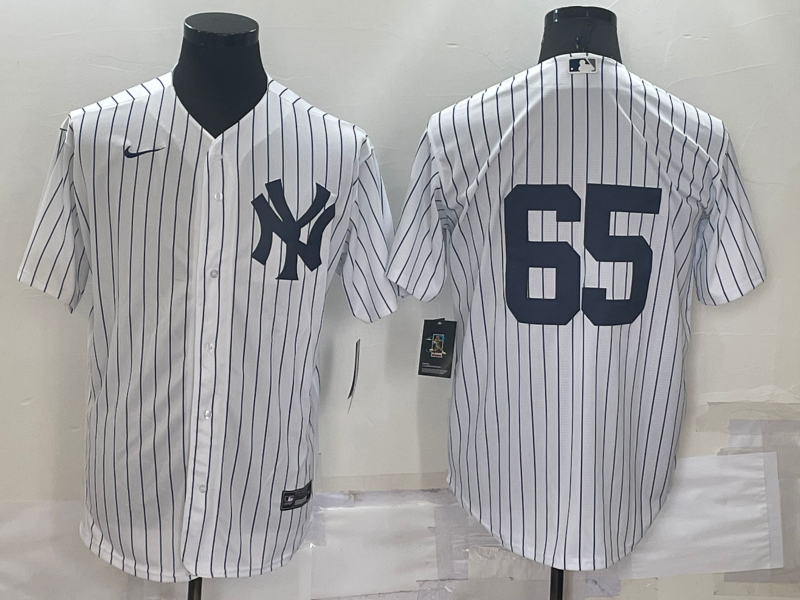 Personalized Men’s New York Yankees #65 Nestor Cortes White Cool Base Stitched Baseball Jersey