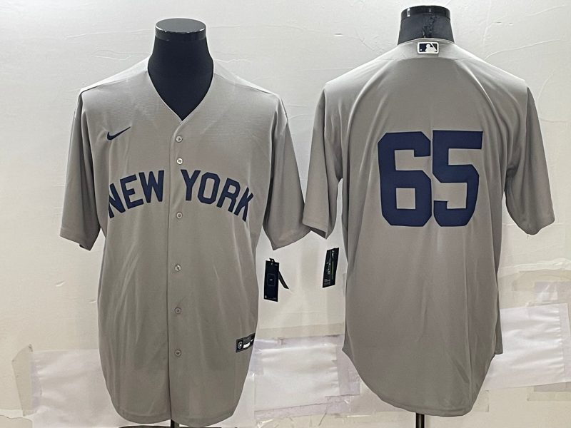 Personalized Men’s New York Yankees #65 Nestor Cortes Grey Field Of Dreams Cool Base Stitched Baseball Jersey