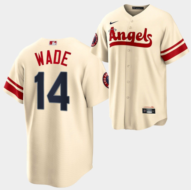 Personalized Men’s Los Angeles Angels #14 Tyler Wade 2022 Cream City Connect Cool Base Stitched Jersey