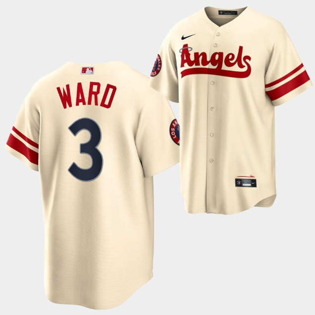 Personalized Men’s Los Angeles Angels #3 Taylor Ward 2022 Cream City Connect Cool Base Stitched Jersey