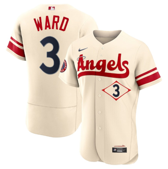 Personalized Men’s Los Angeles Angels #3 Taylor Ward 2022 Cream City Connect Flex Base Stitched Jersey