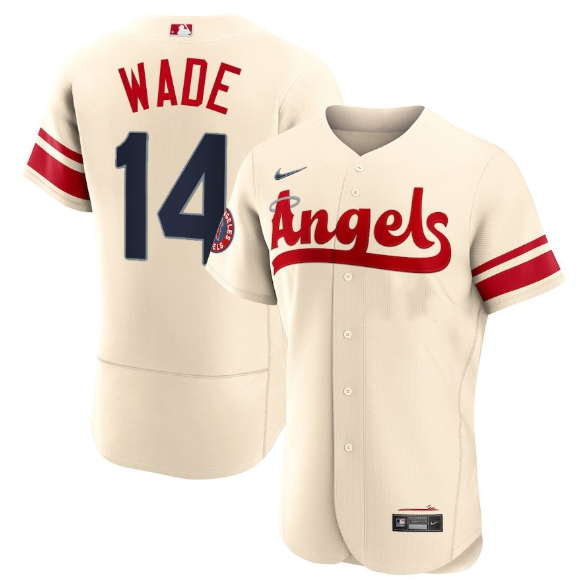 Personalized Men’s Los Angeles Angels #14 Tyler Wade 2022 Cream City Connect Flex Base Stitched Jerseys