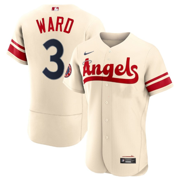 Personalized Men’s Los Angeles Angels #3 Taylor Ward 2022 Cream City Connect Flex Base Stitched Jerseys