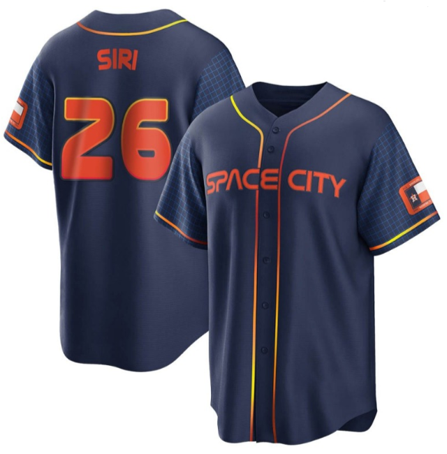 Personalized Men’s Houston Astros #26 Jose Siri 2022 Navy City Connect Cool Base Stitched Jersey