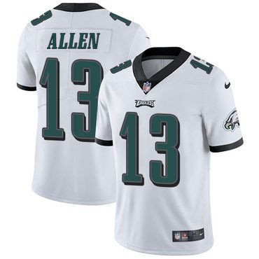 Personalized Men’s Philadelphia Eagles #13 Devon Allen White Untouchable Limited Stitched Jersey