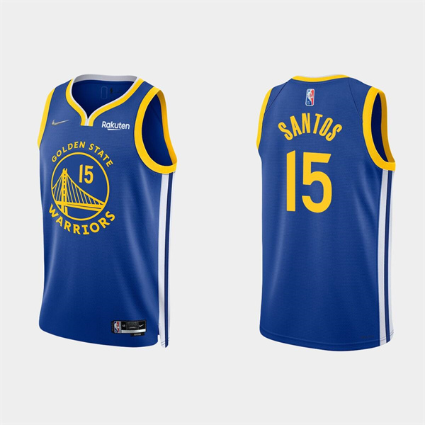Personalized Men’s Golden State Warriors #15 Gui Santos 2022 Royal Stitched Basketball Jersey