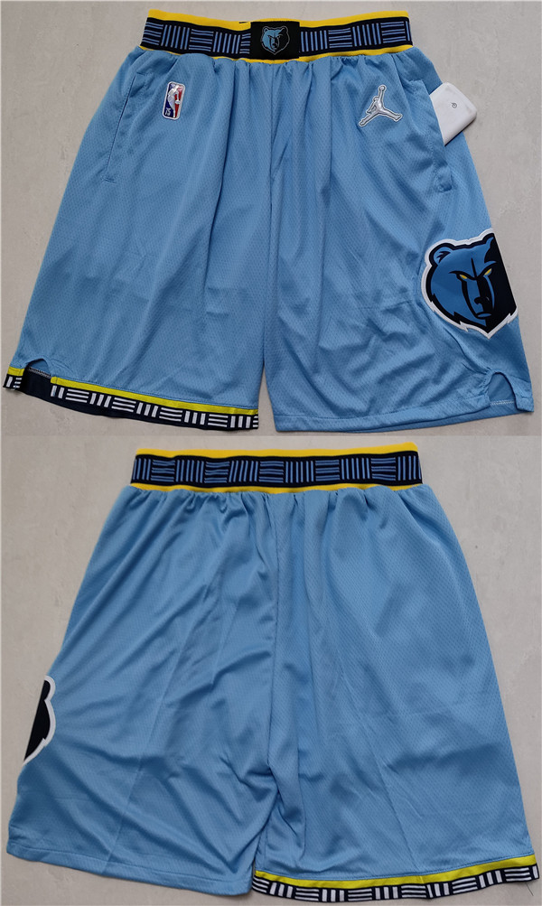 Personalized Men’s Memphis Grizzlies Navy Shorts (Run Small)